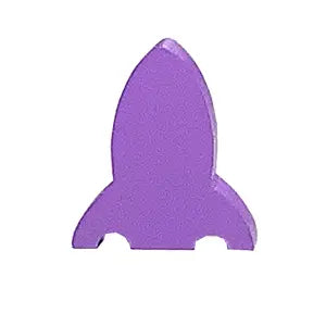 Rocketship game pieces