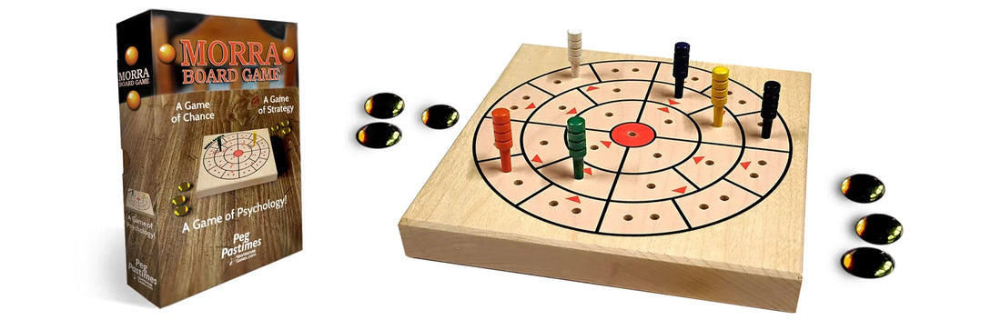 Morra Board: The Strategy Board Game of Mind-Reading