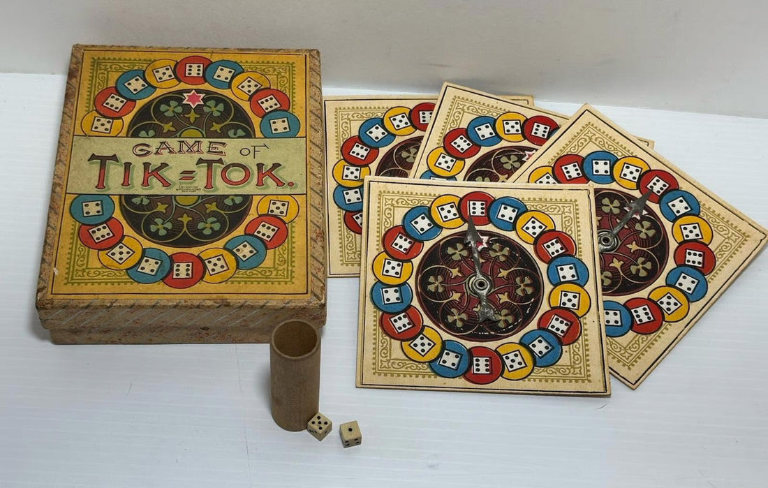 Tik-Tok McLoughlin Bros dice game