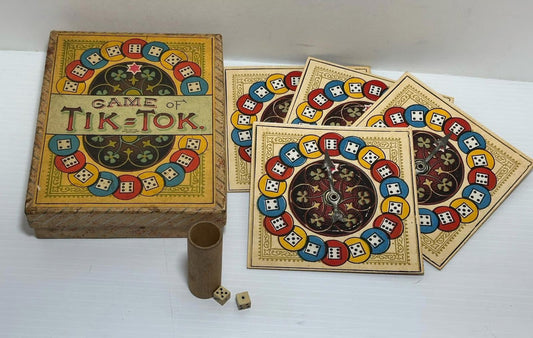 Tik-Tok McLoughlin Bros dice game