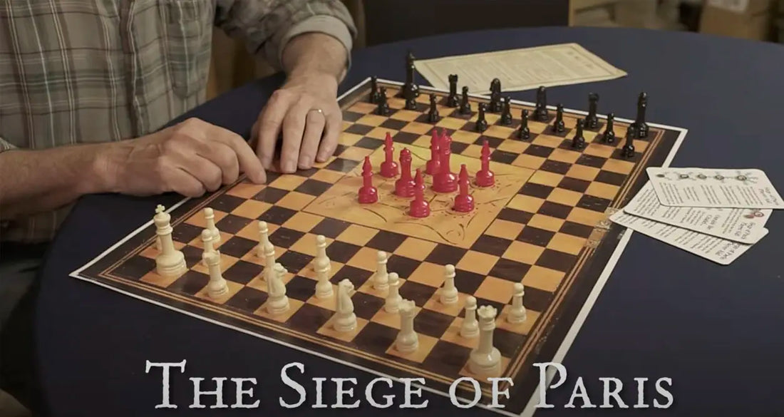 siege of paris a three player 150 year old board game