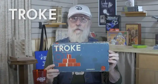 troke is a strategy board game cousin of scrabble