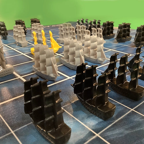 BreakThru! strategy board game with ship pieces