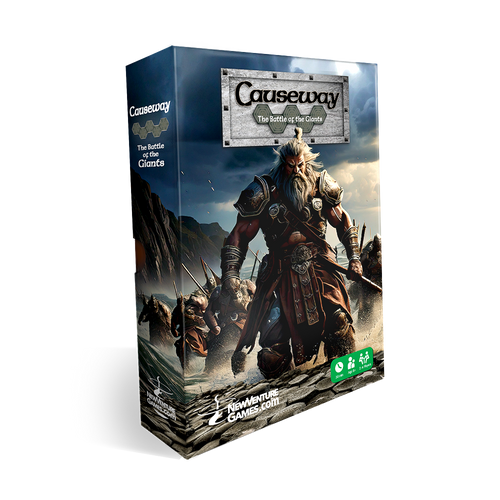 Causeway board game box packaging