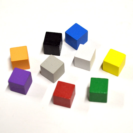8mm Wood Cubes