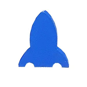 Rocketship game pieces