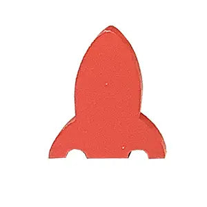 Rocketship game pieces