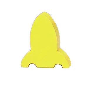 Rocketship game pieces